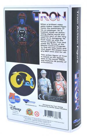 Disney Tron VHS box back