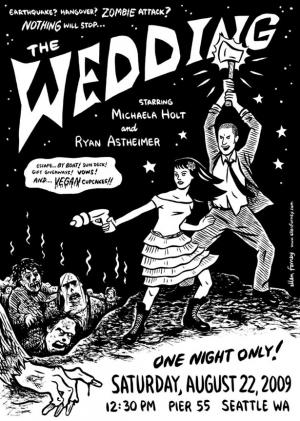 Or A Zombie Themed Wedding Invitation